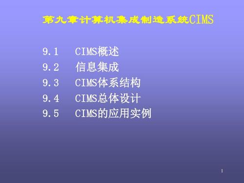 计算机集成制造系统cims(计算机系统集成).